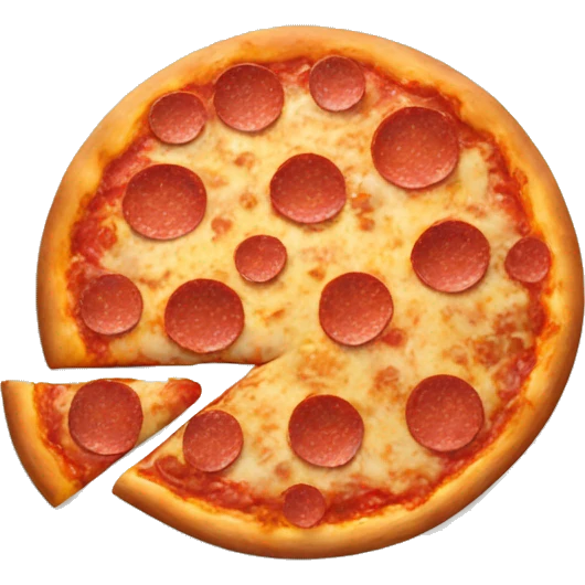 Pepperoni pizza emoji