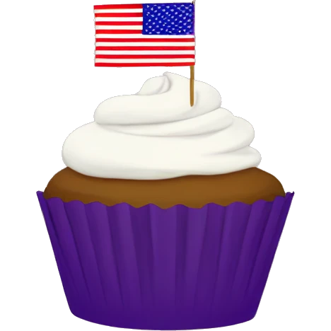 cupcake in a flag emoji