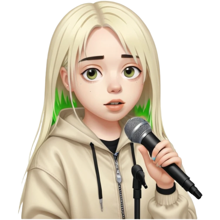 Billie Eilish On stage emoji