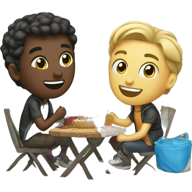 outdoor fun with friends emoji