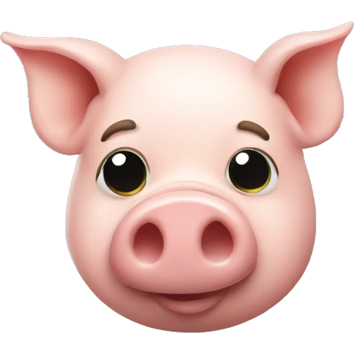 pig with checkmark emoji