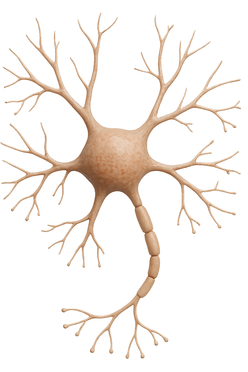 neurone umano anatomico iperrealistica in 3d emoji