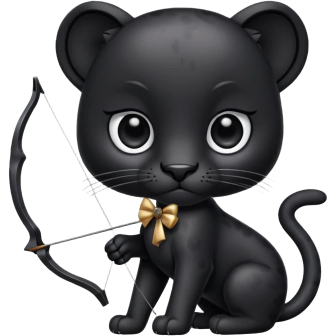 Panther archery  emoji