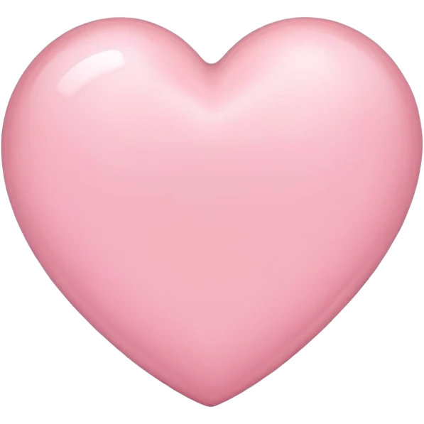 light pink heart  emoji