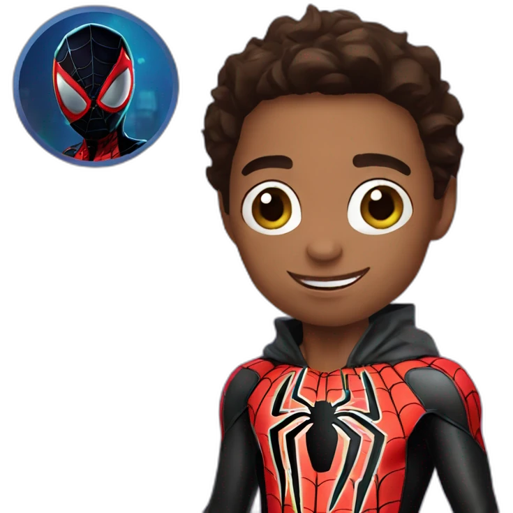 Spiderman Miles morales emoji