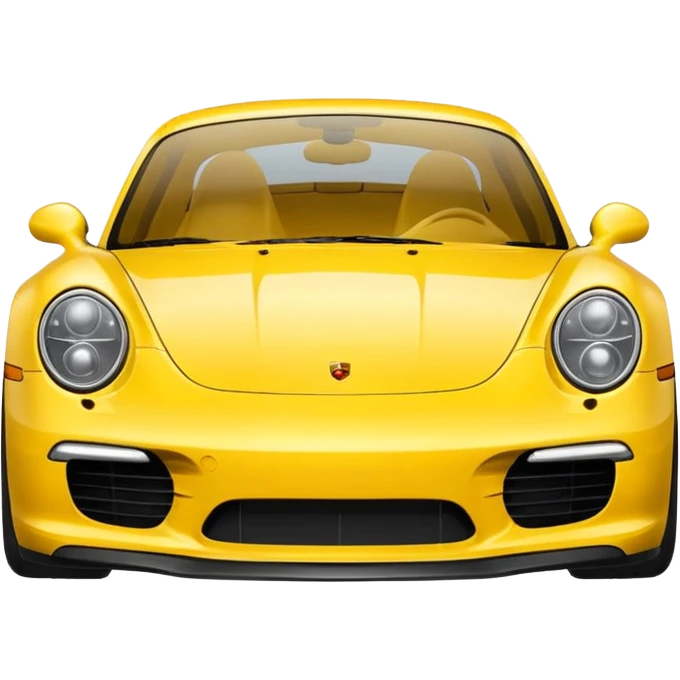 Yellow Porsche emoji