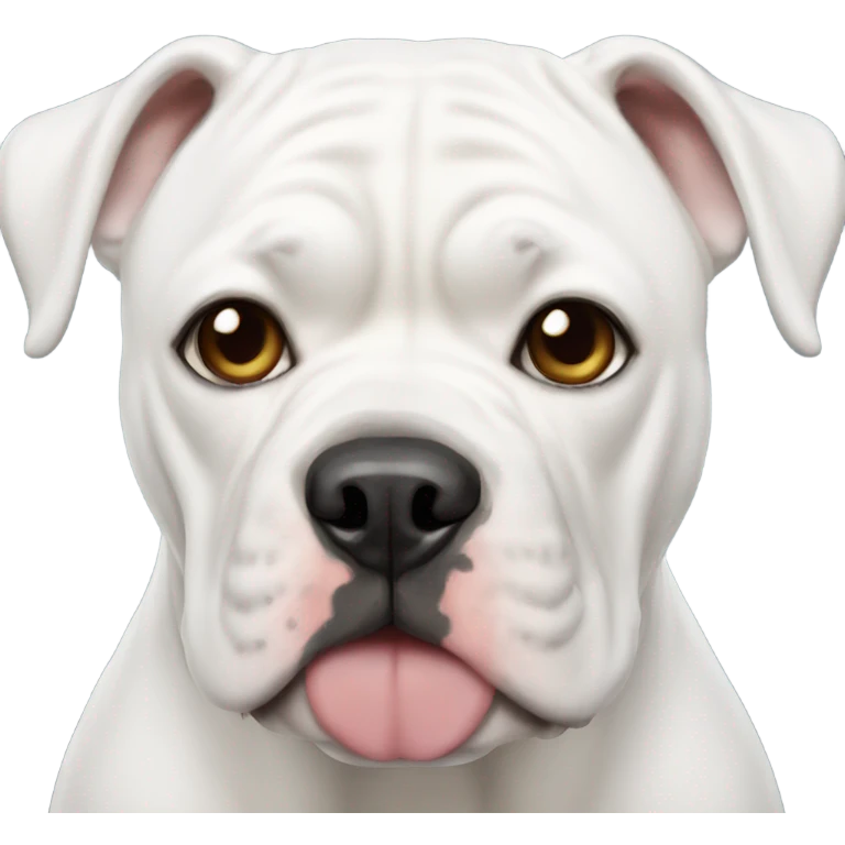 White American bulldog emoji