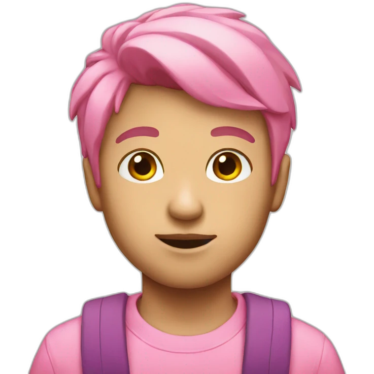 pink boy emoji