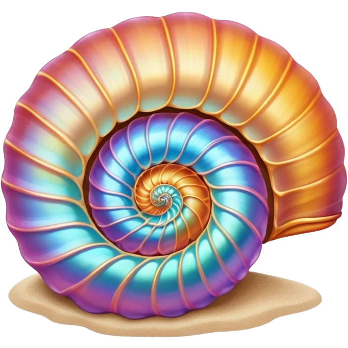 Maui sunrise shell emoji