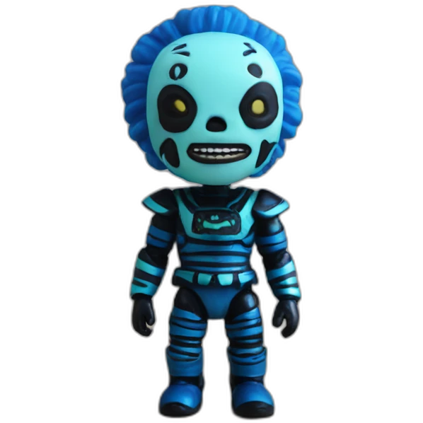Beetleborg blue action figure emoji