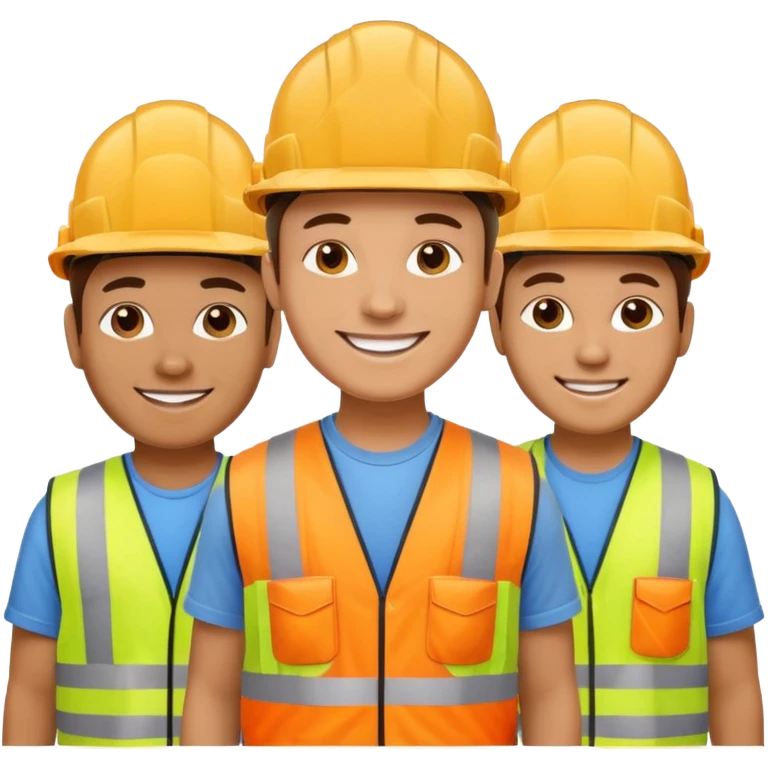 tres obreros emoji