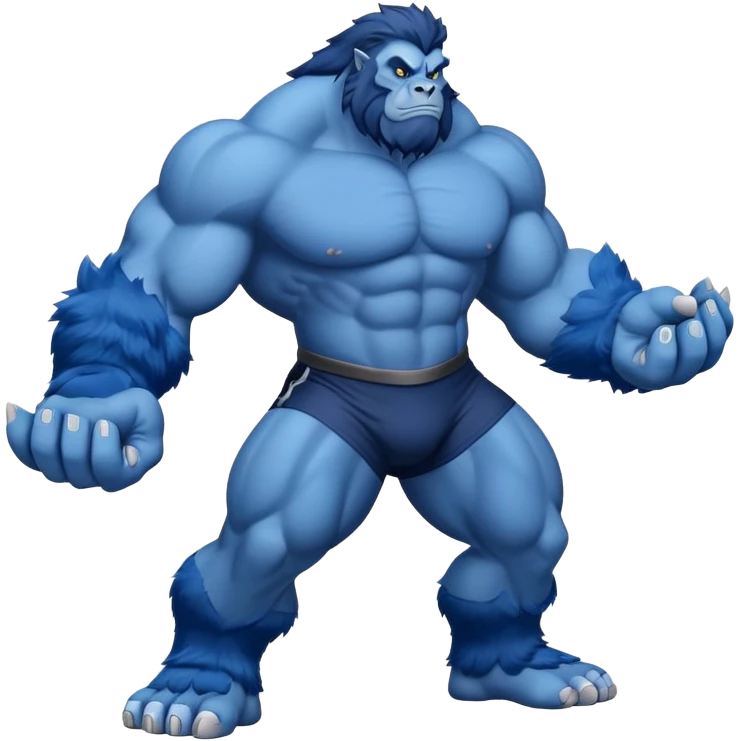 The beast x men emoji