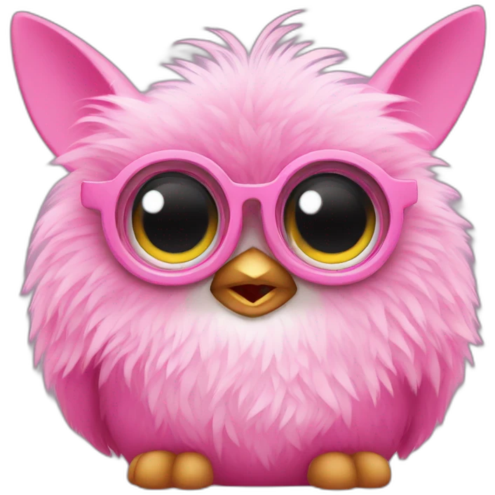Pink Furby emoji