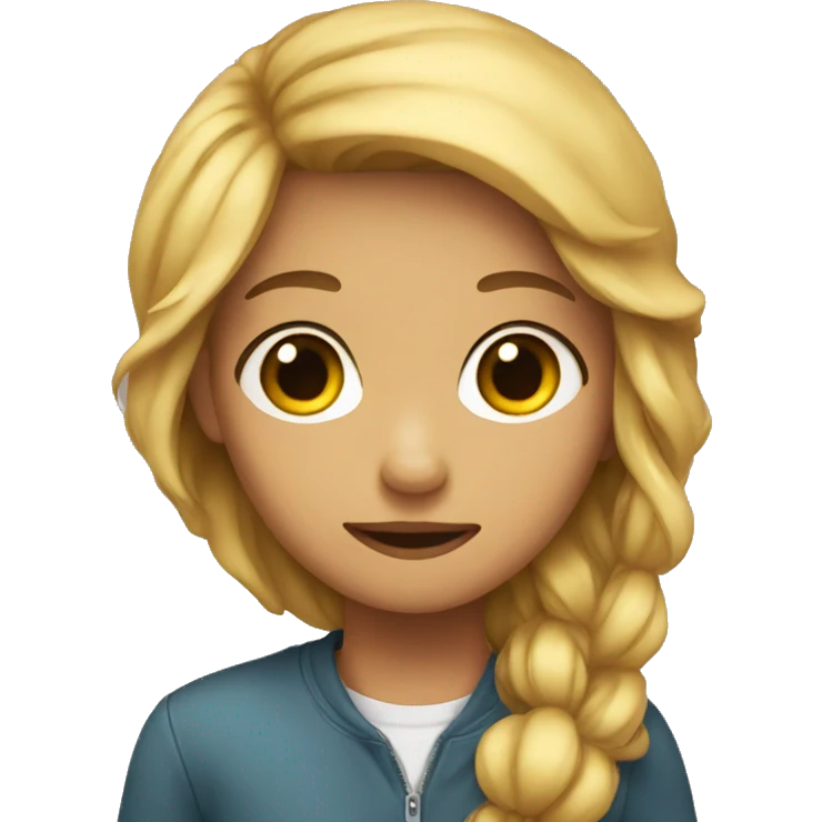 A girl on a boy  emoji