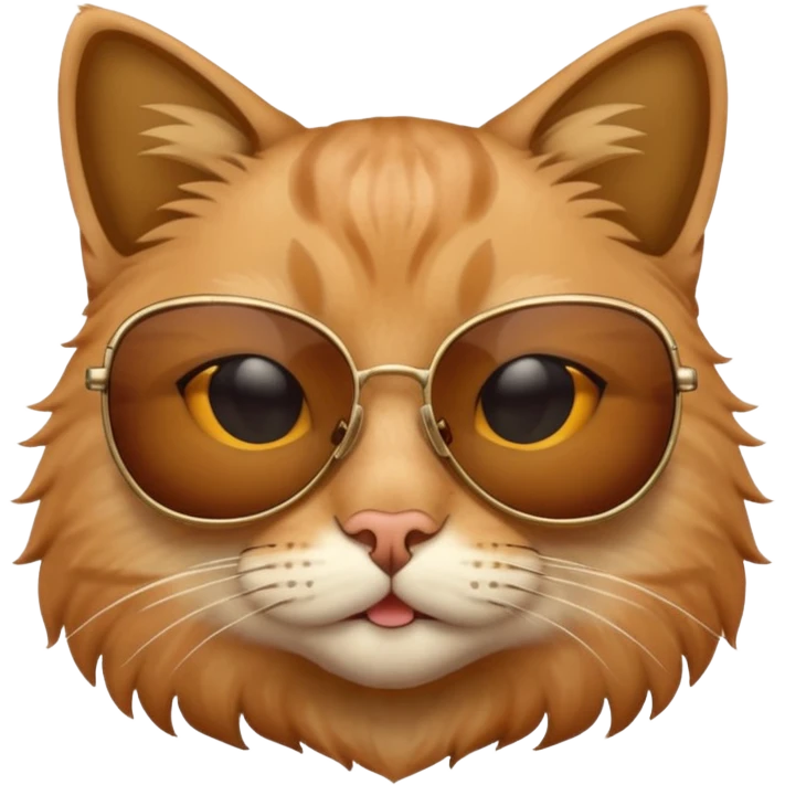 Cat wearing sunglasses emoji