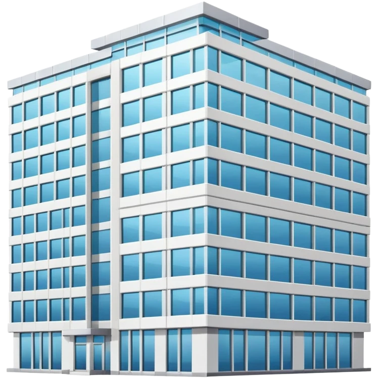 office building with windows emoji
