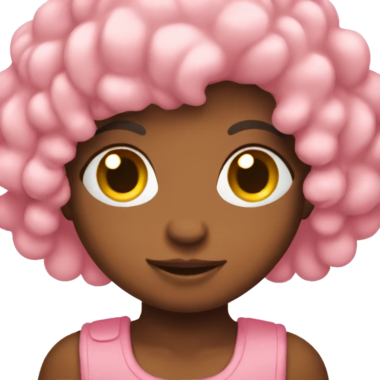 Cute pink emoji  emoji