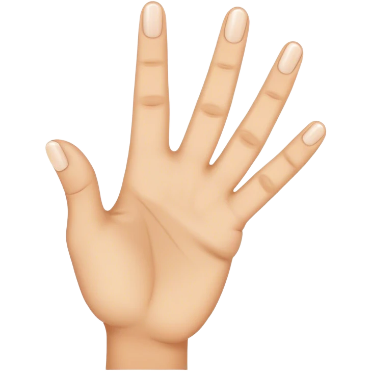 hand holding up 3 fingers  emoji