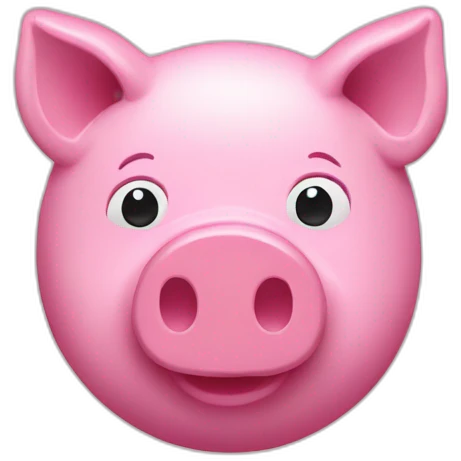 pink pig coin  emoji
