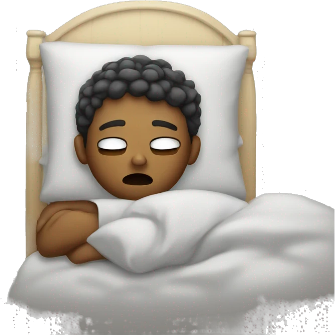 Trying hard to sleep  emoji