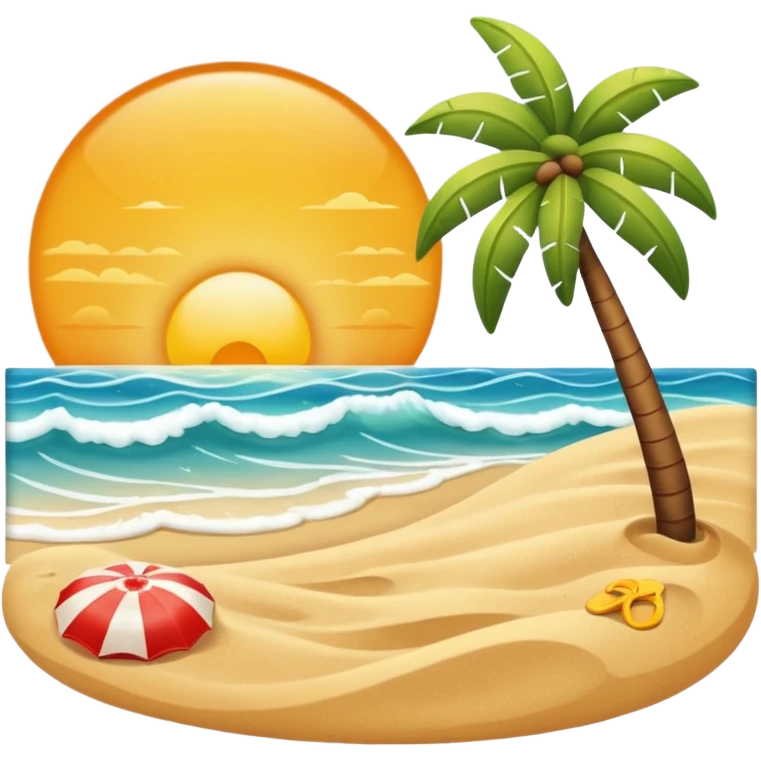 Beach emoji