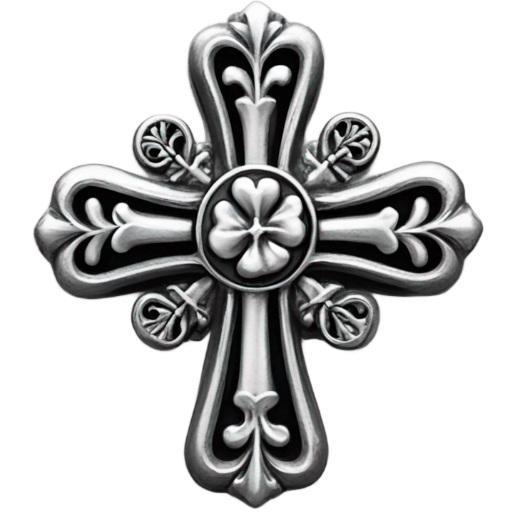 chrome hearts cross emoji