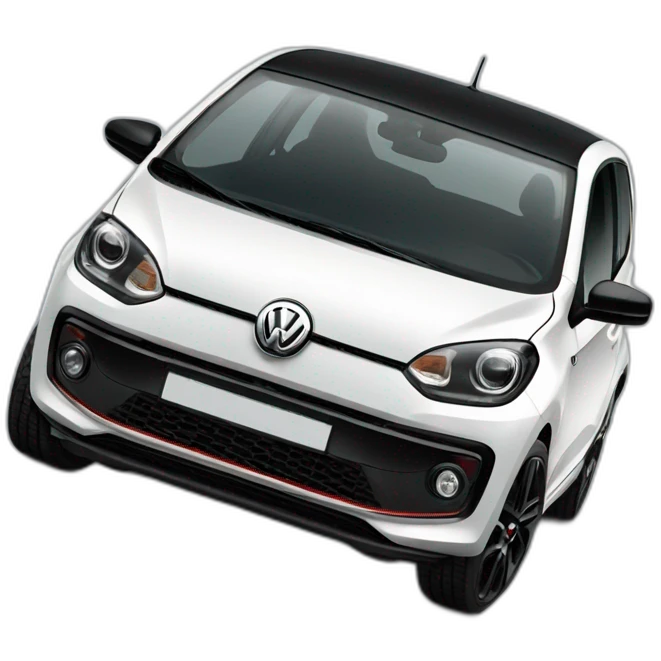black VW up GTI emoji