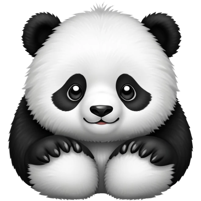 Cute panda bear emoji