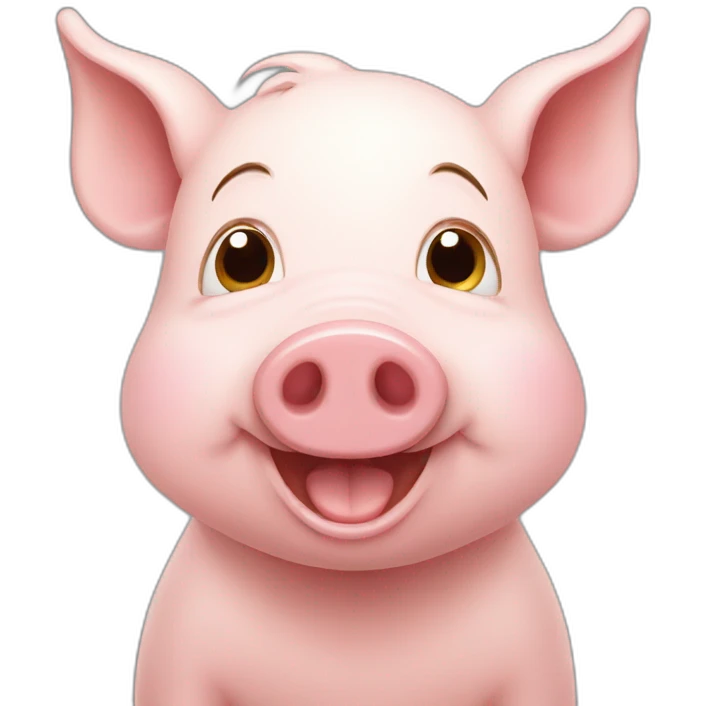 happy pig emoji