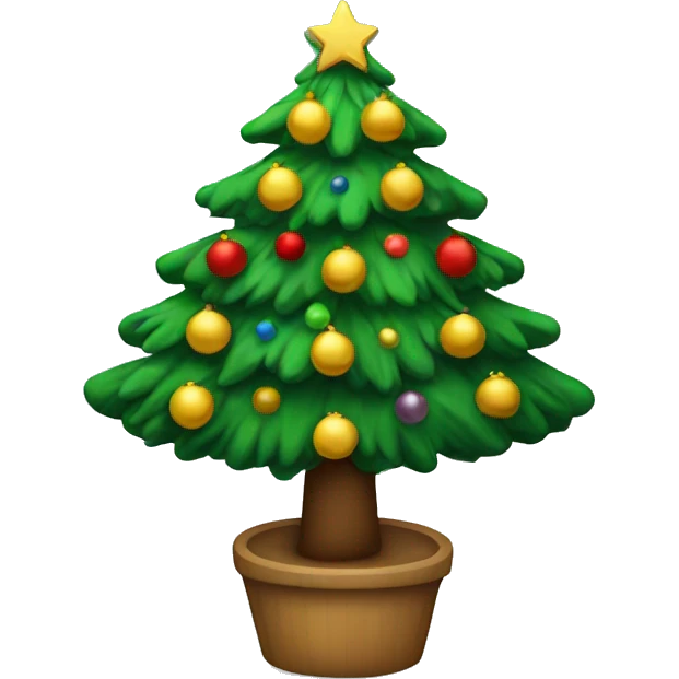 Christmas tree emoji