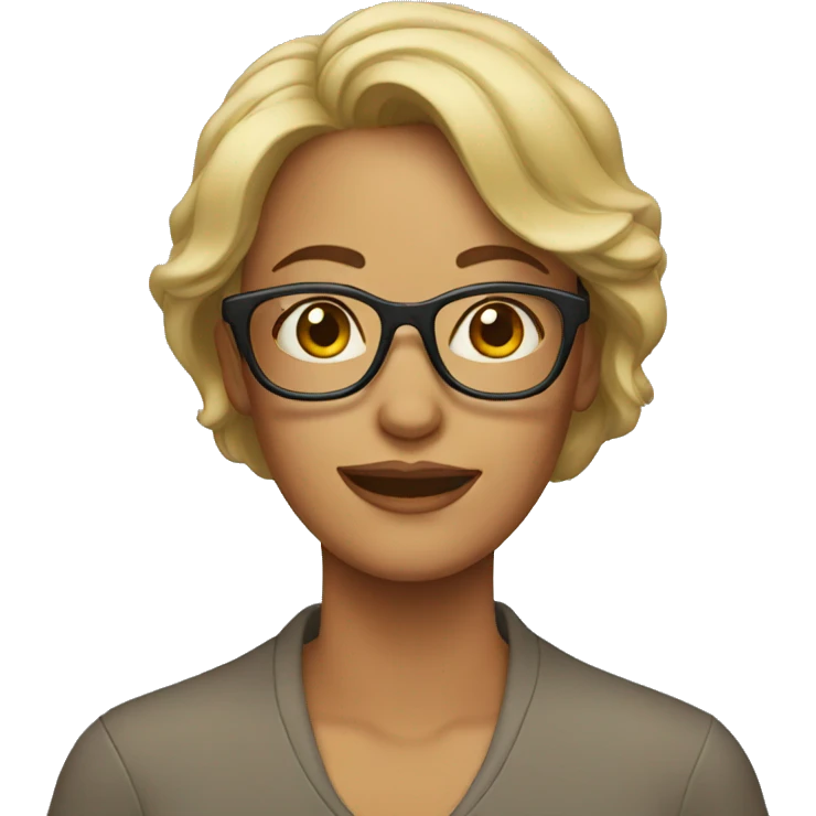 mother with glasses emoji