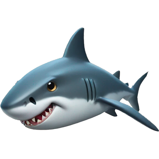 shark in front of a theatre emoji