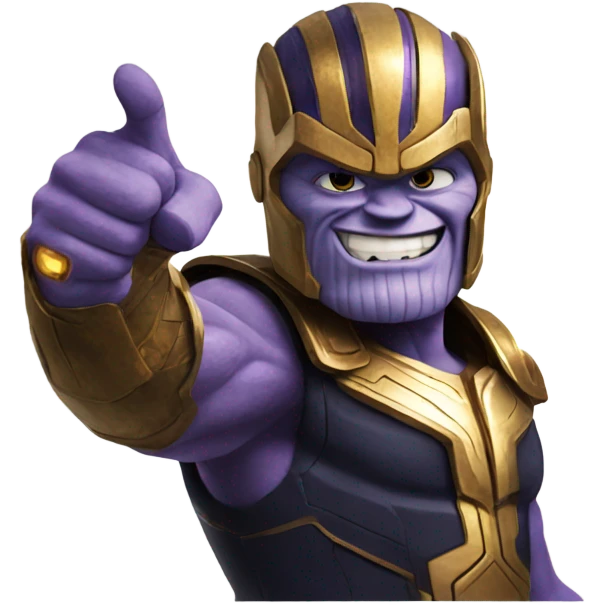 Thanos THUMB UP emoji