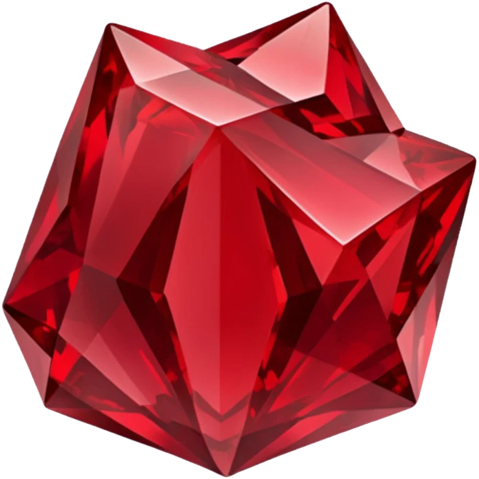 raw red crystal emoji