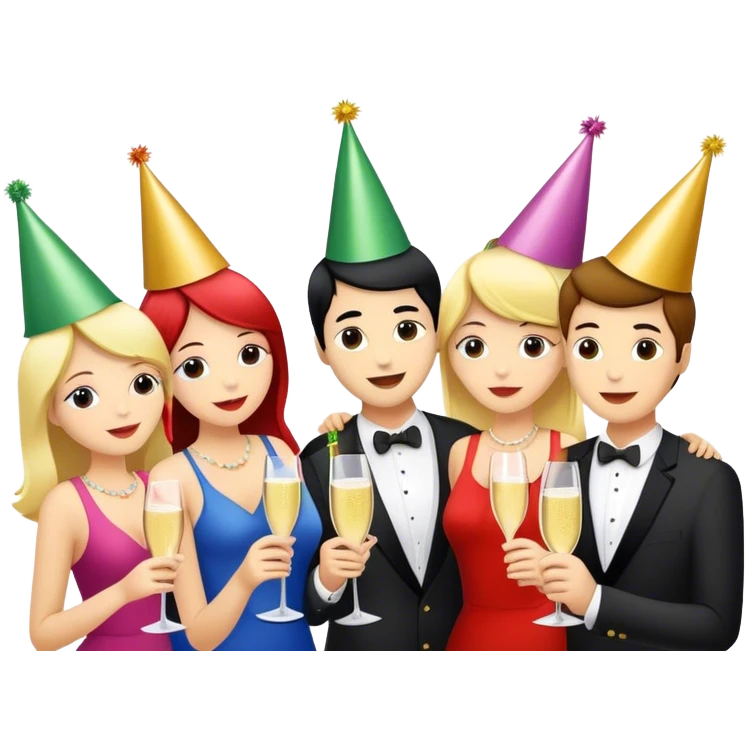 formal gathering with friends emoji