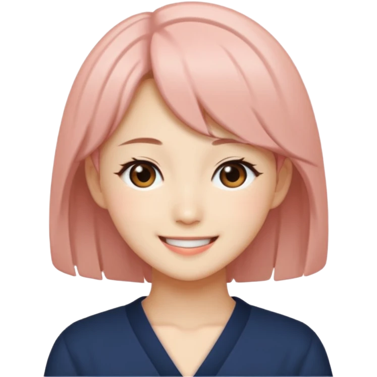 miho nishizumi smiling emoji