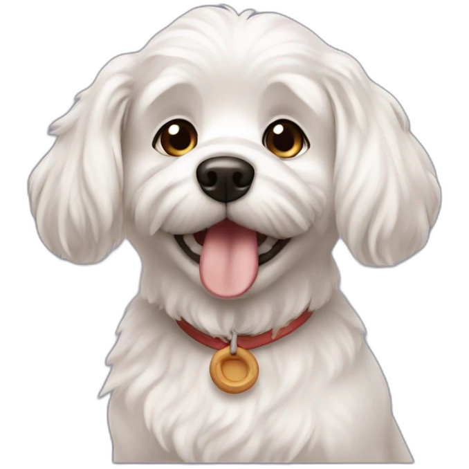 Dog malteser emoji