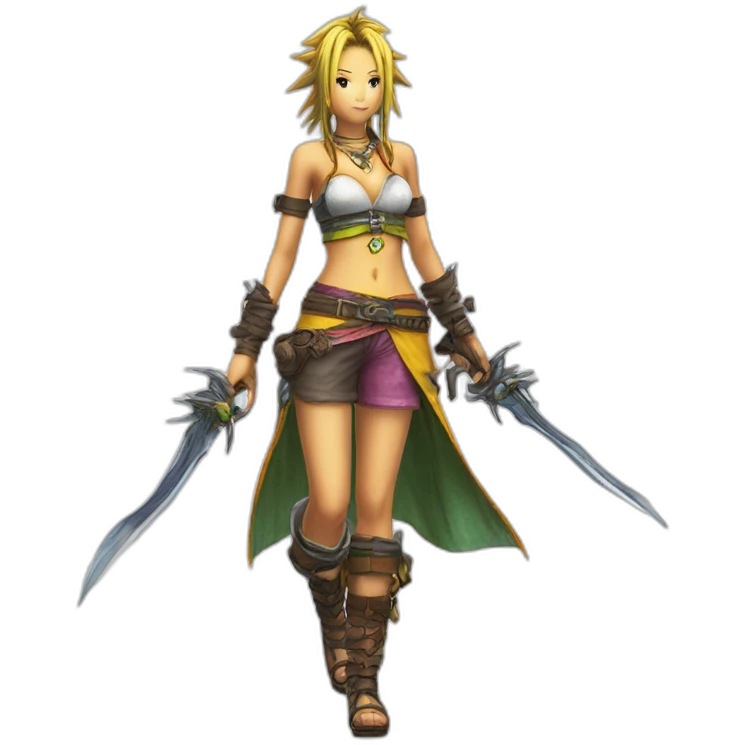 Rikku final fantasy x-2 emoji