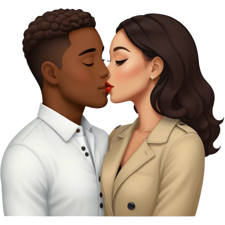 Tefi Valenzuela Peru Instagram Model kissing Josh King Madrid emoji