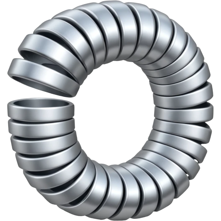 a metal spring emoji