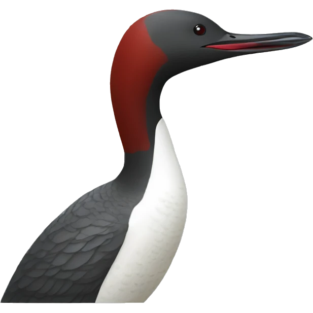 Red-throated loon emoji