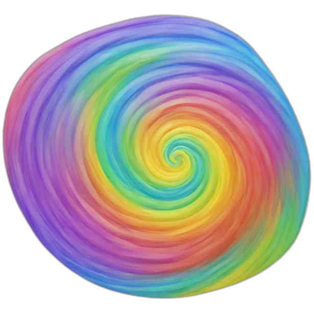 rainbow swirl emoji
