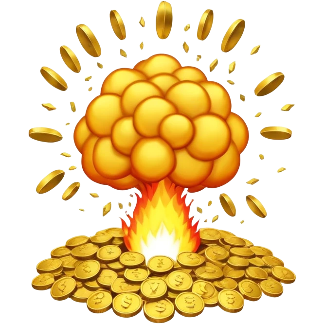 Atomic moneybomb emoji