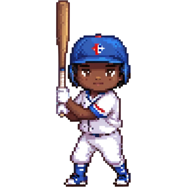 Cuban boy playing baseball emoji
