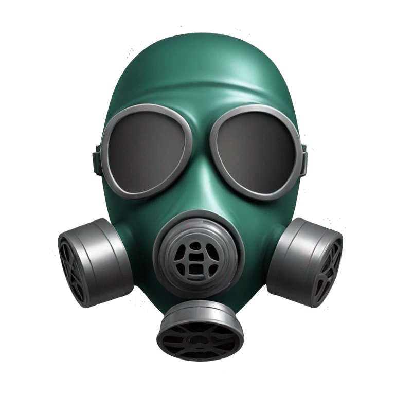 gas mask man emoji