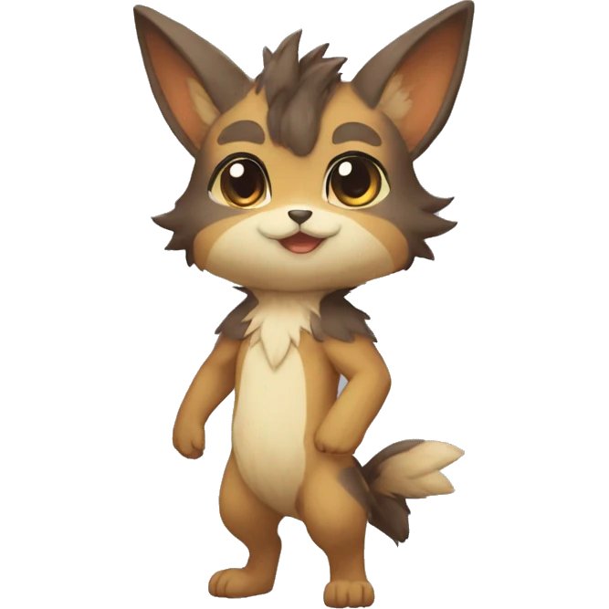 Anthro Chibi-style-Fur-Sona-Fakémon Full Body emoji