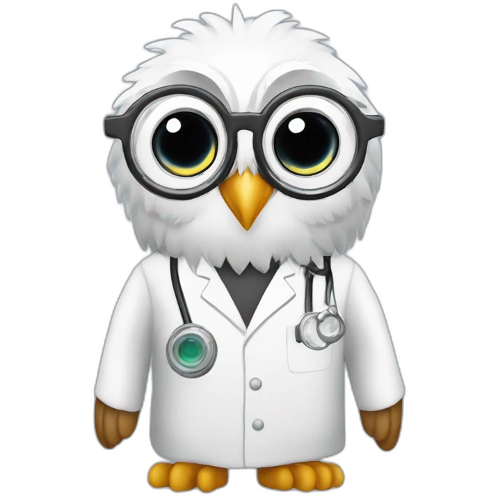 Scientist-Owl-with-text-UGMi emoji
