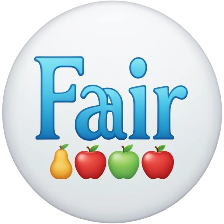 text that says 'fair' emoji