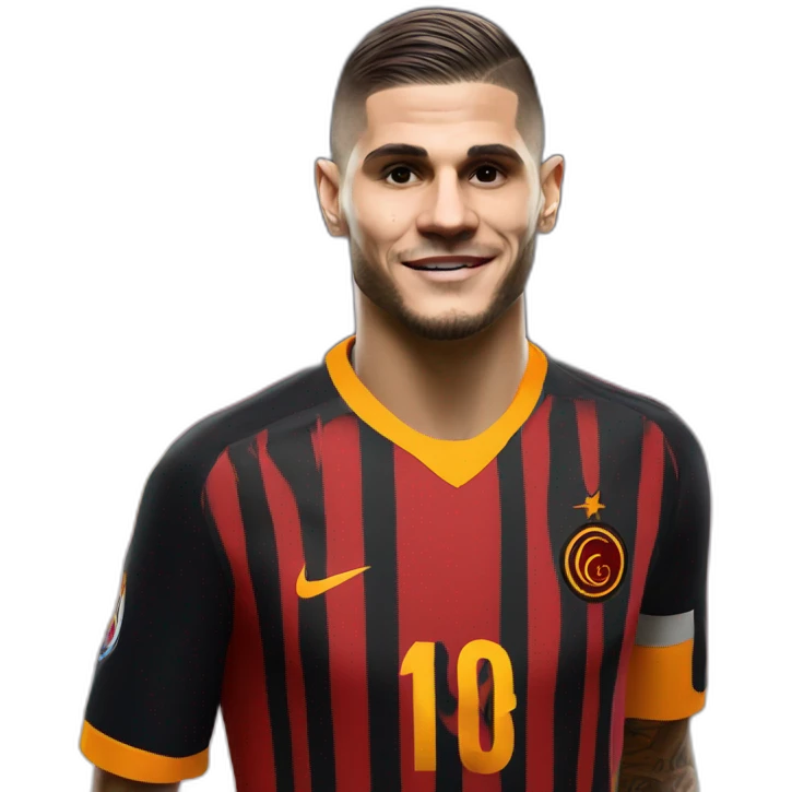 Icardi with Galatasaray shirt emoji