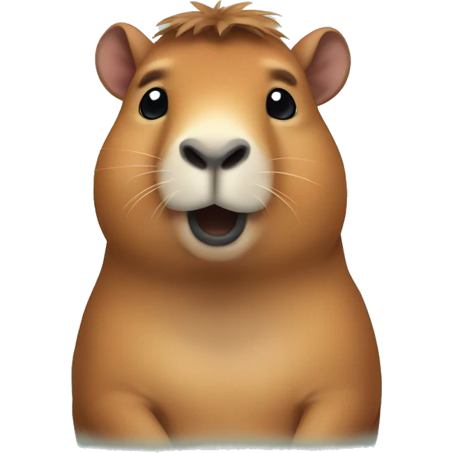 Cute capibara  emoji
